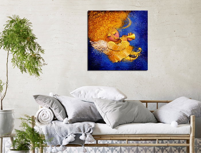 Wallity Lienzo Decorativo KC069 Multicolor 45 x 45 cm